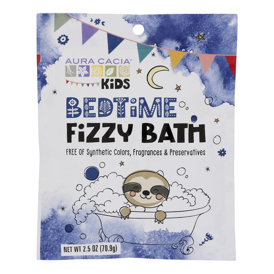 Aura Cacia Fizzy Bath Kids Bedtime Case Of 6 2.5 Oz - Inside The Bars