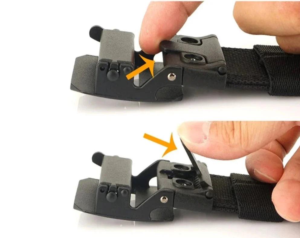 Automatic Tactical Flexlock Belt - Inside The Bars