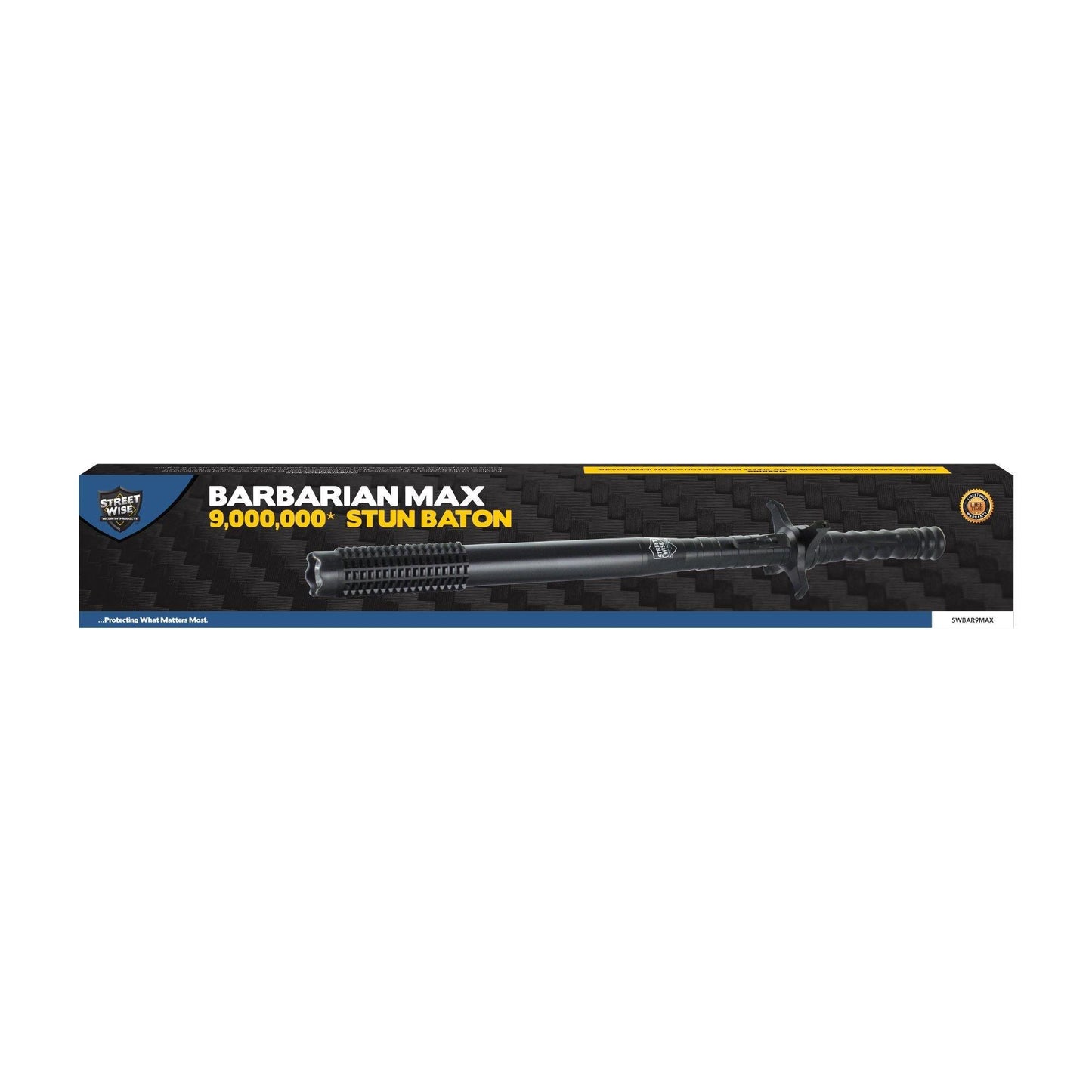 Barbarian MAX 9,000,000* Stun Baton Flashlight - Inside The Bars