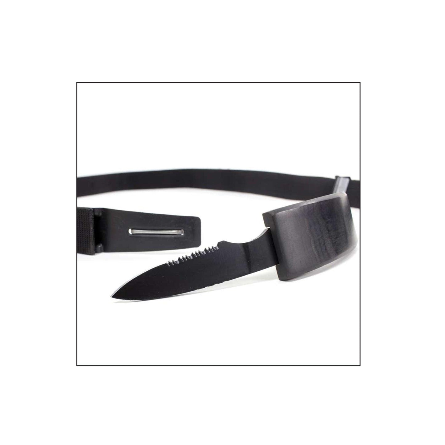 Black Belt Concealed Self Defense Knife - Inside The Bars