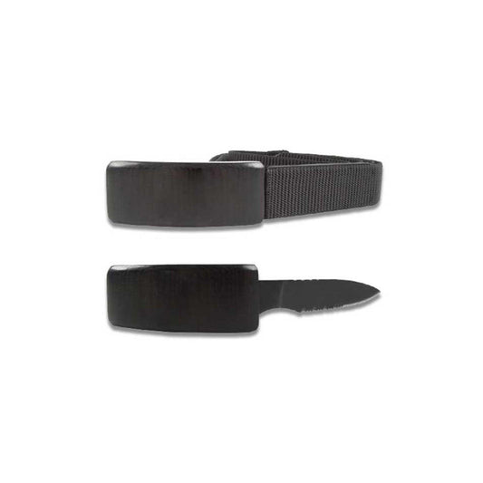 Black Belt Concealed Self Defense Knife - Inside The Bars