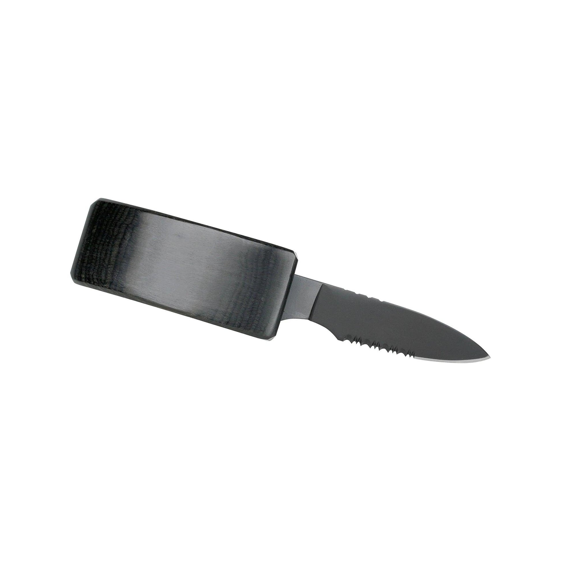 Black Belt Concealed Self Defense Knife - Inside The Bars