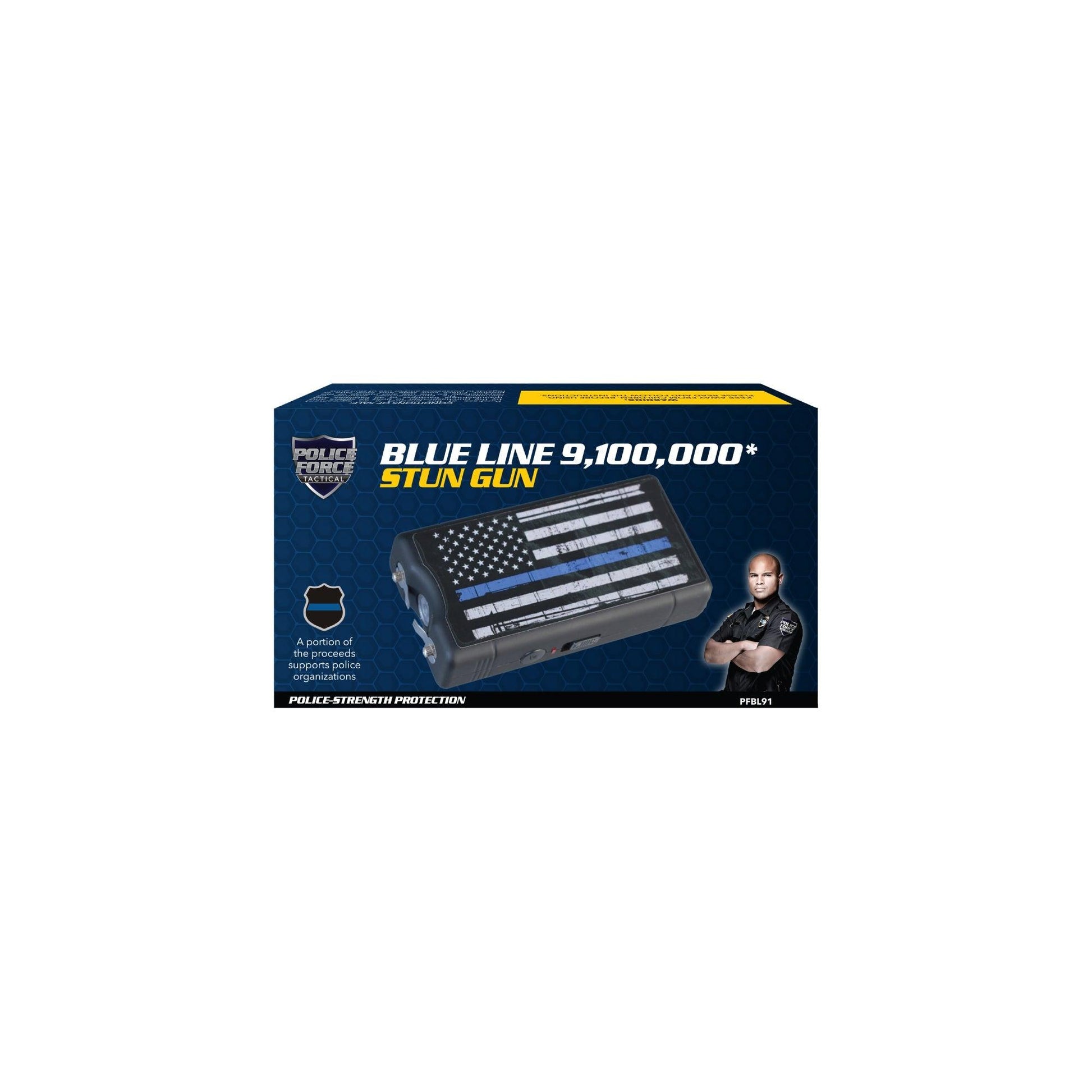 Blue Line 9,000,000* Stun Gun - Inside The Bars