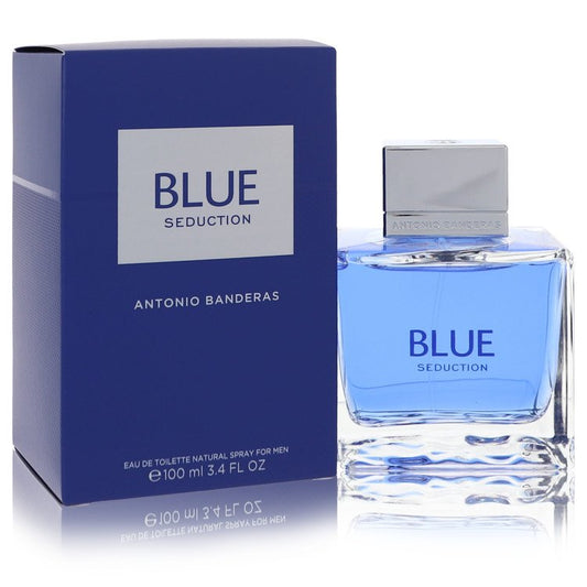 Blue Seduction by Antonio Banderas Eau De Toilette Spray - Inside The Bars