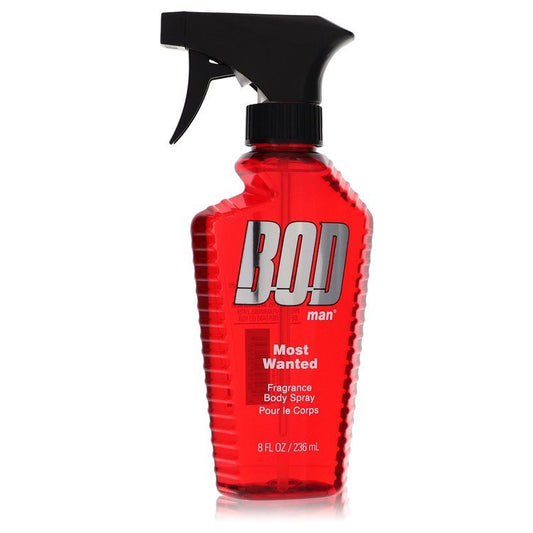 Bod Man Most Wanted by Parfums De Coeur Fragrance Body Spray 8 oz for Men - Inside The Bars