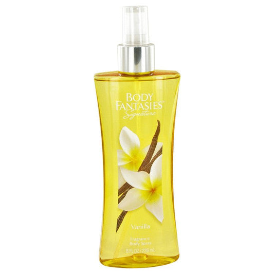 Body Fantasies Signature Vanilla Fantasy by Parfums De Coeur Body Spray 8 oz for Women - Inside The Bars