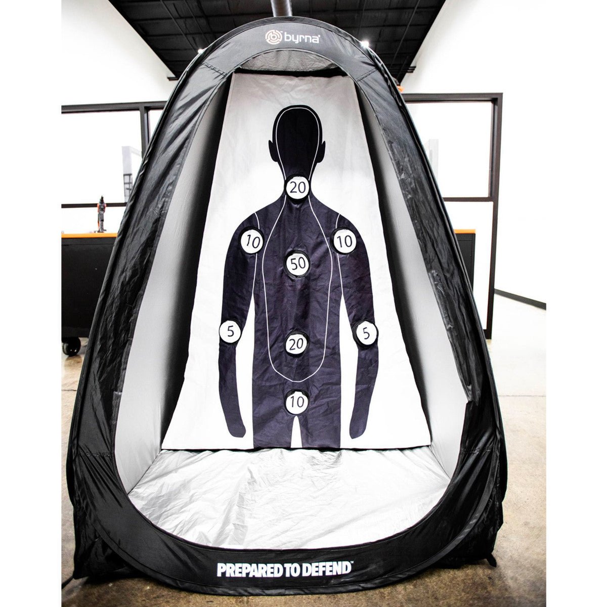 Byrna Full - Sized Tent Target - Inside The Bars