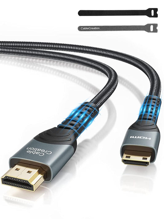 CableCreation 10FT Mini HDMI to HDMI Cable 4K 60Hz Adapter - Inside The Bars