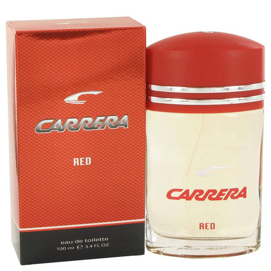 Carrera Red by Vapro International Eau De Toilette Spray 3.4 oz for Men - Inside The Bars