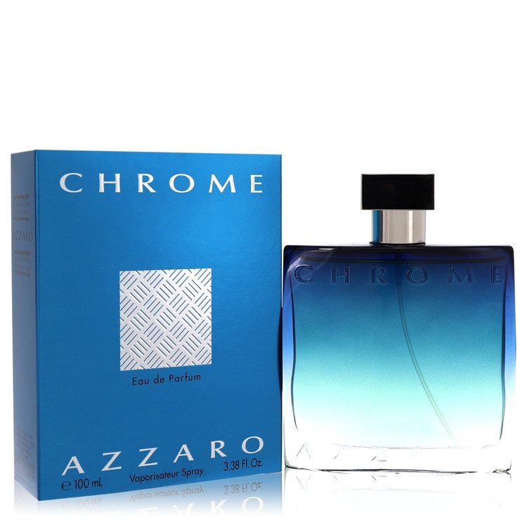 Chrome By Azzaro Eau De Parfum Spray 3.4 Oz For Men - Inside The Bars