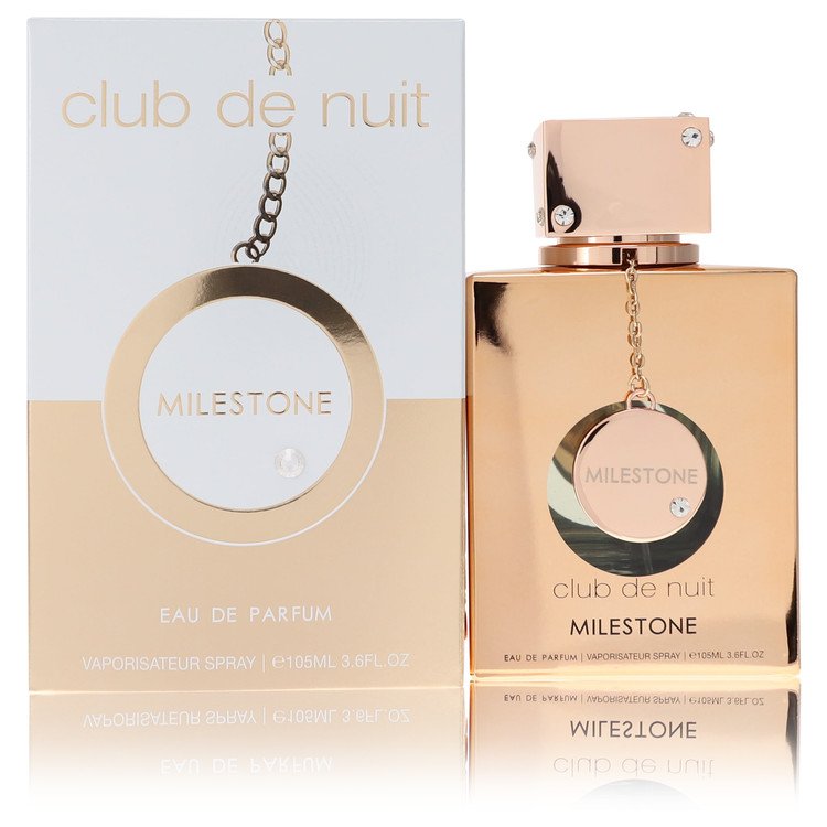 Club De Nuit Milestone by Armaf Eau De Parfum Spray 3.6 oz - Inside The Bars