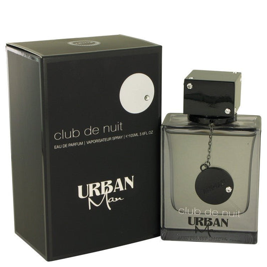 Club De Nuit Urban Man by Armaf Eau De Parfum Spray 3.4 oz for Men - Inside The Bars