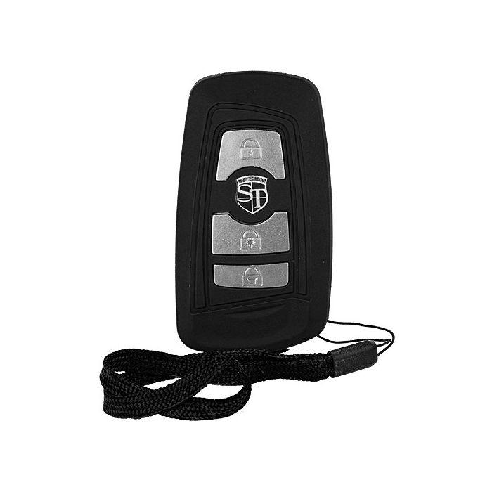 Compact 27 Million Volt Self - Defense Stun Gun with Alarm and LED Light - Inside The Bars