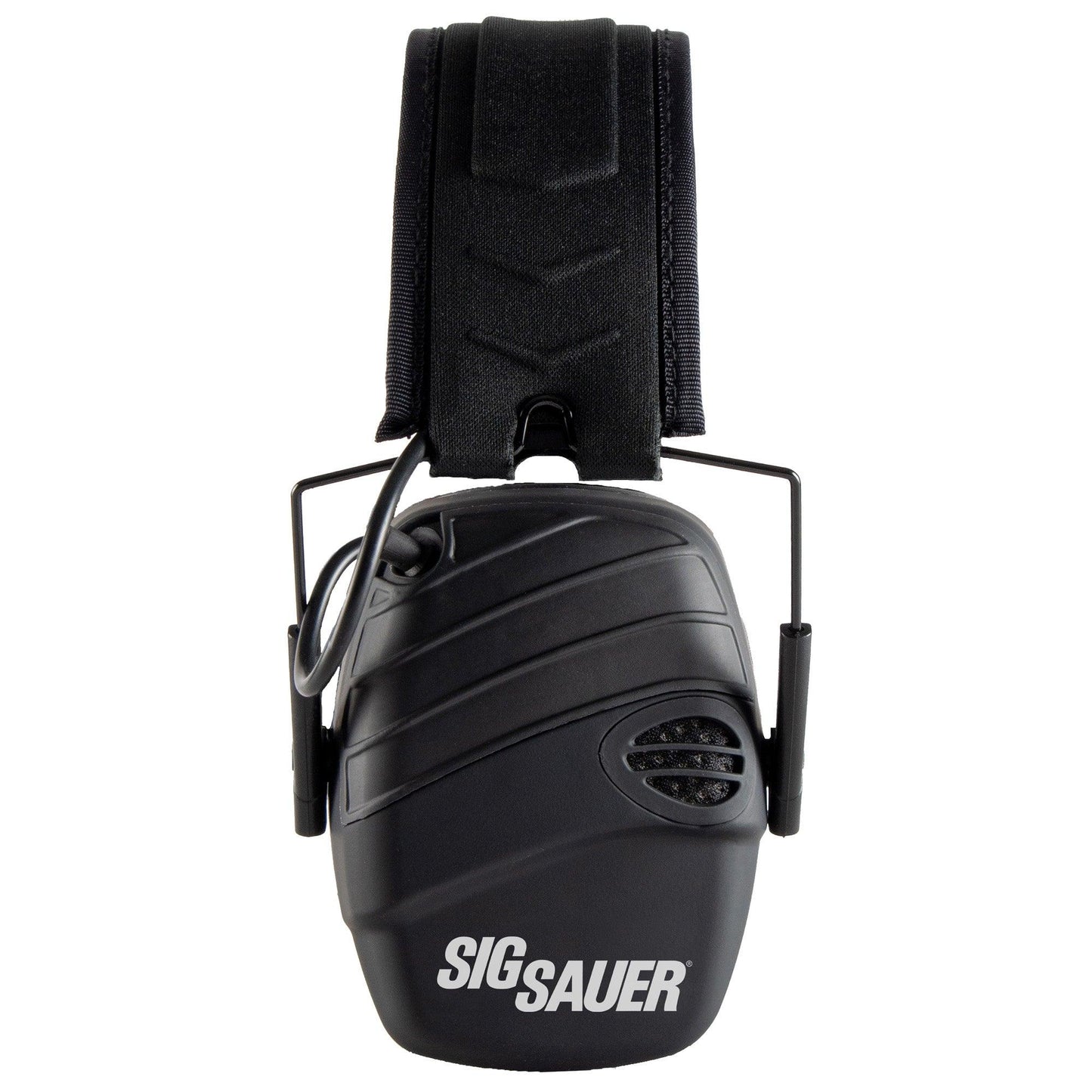 Compact Comfort Electronic Earmuffs with SIG SAUER Logo - Inside The Bars