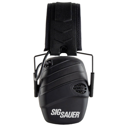 Compact Comfort Electronic Earmuffs with SIG SAUER Logo - Inside The Bars