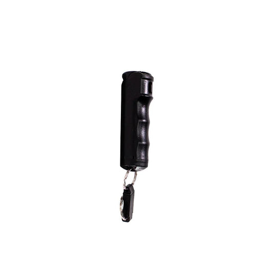Compact Fox Labs Stream Pepper Spray with Key Ring - 0.5 oz Hard Case - Inside The Bars