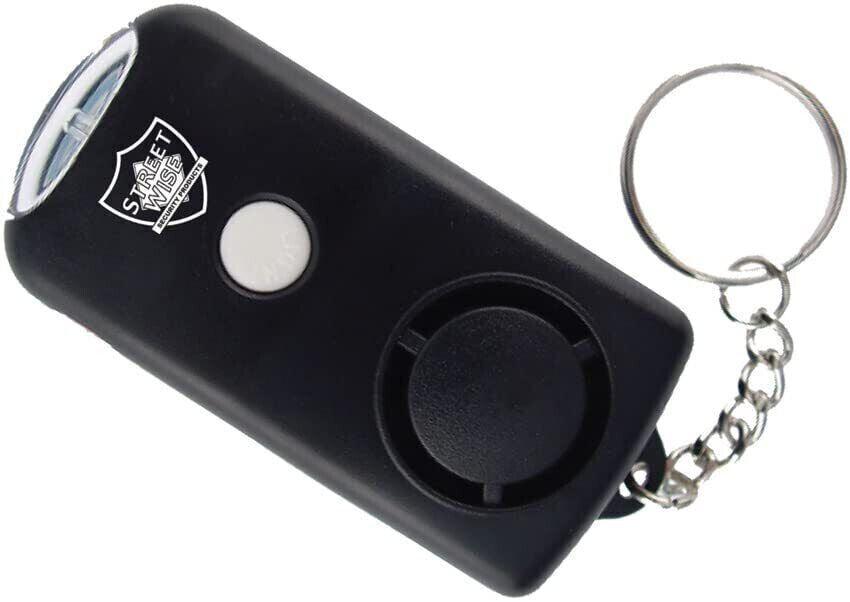 Compact Keychain Personal Alarm with LED Light - Inside The Bars