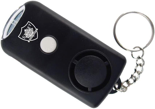 Compact Keychain Personal Alarm with LED Light - Inside The Bars