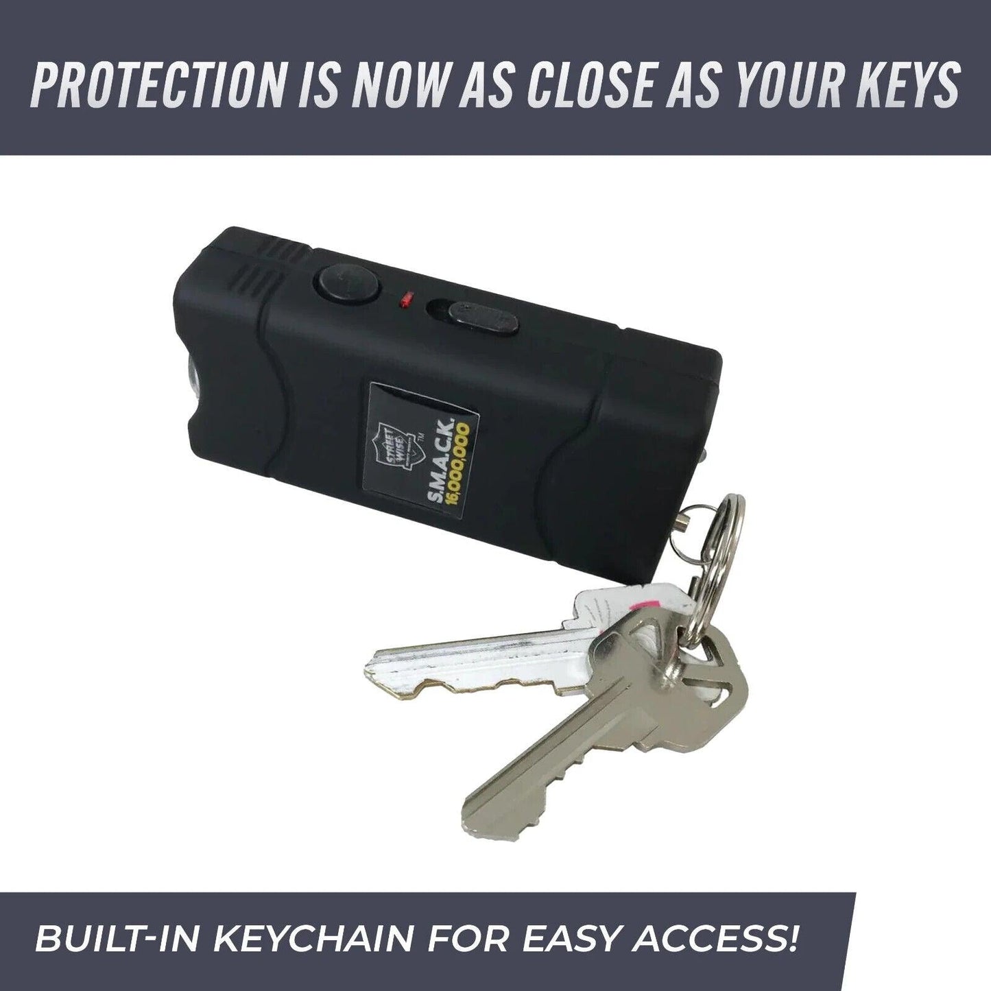 Compact Self - Defense Keychain Set - Black (SWSDKCBK) - Inside The Bars