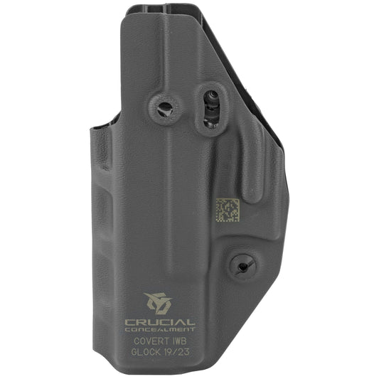 Crucial Iwb For Glock 19 Ambi Blk Kydex Holster - Inside The Bars
