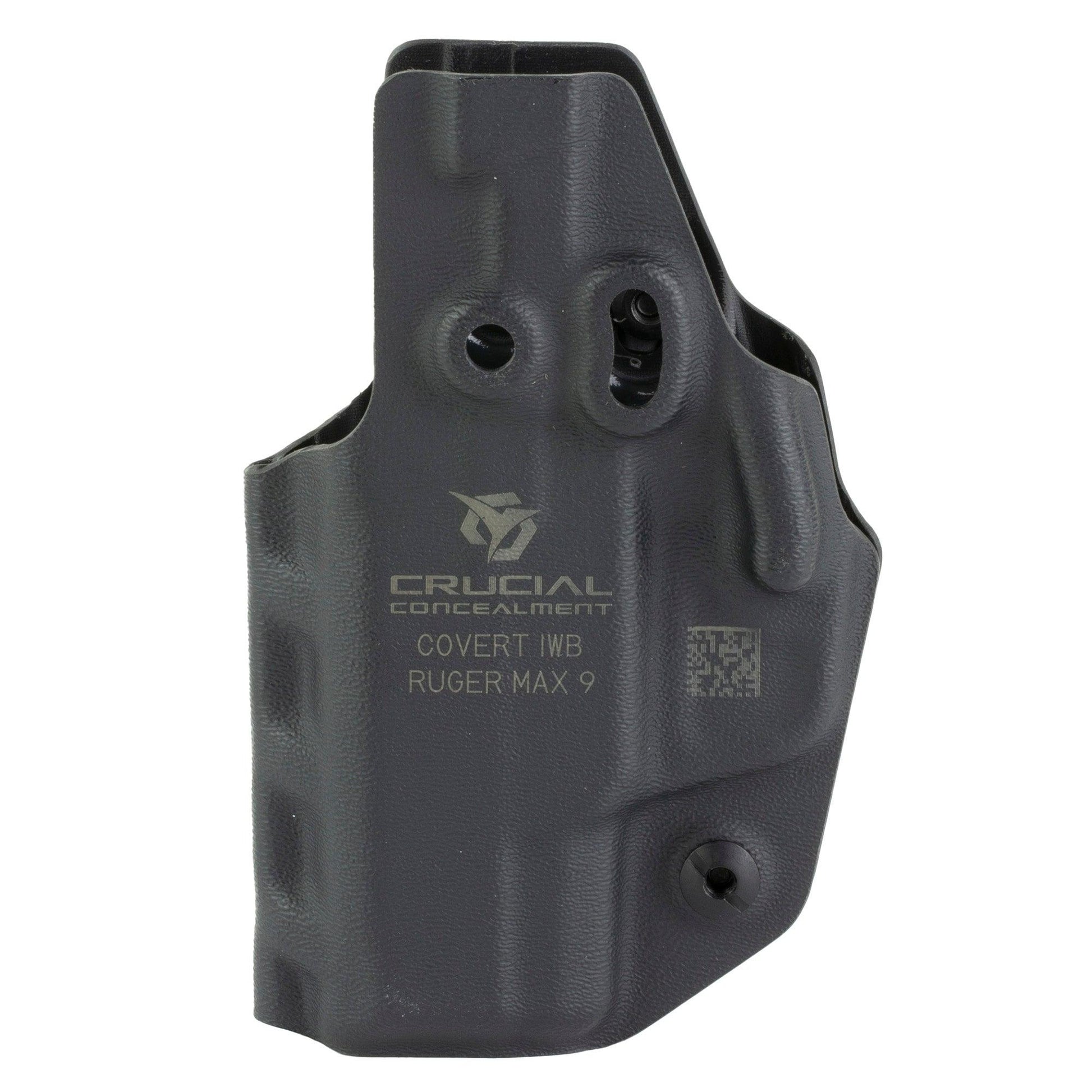 Crucial Iwb For Ruger Max - 9 Ambi Blk Inside Holster - Inside The Bars