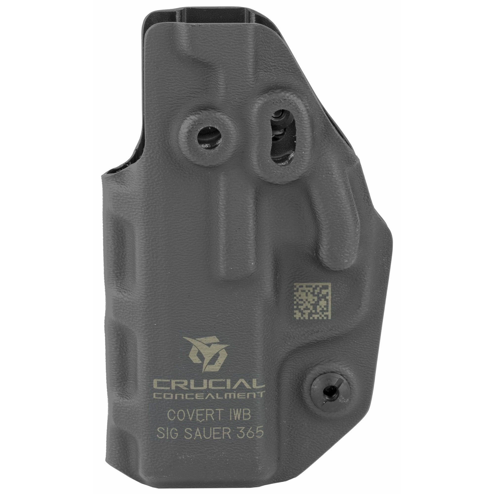 Crucial Iwb For Sig P365 Ambi Blk Kydex Holster - Inside The Bars