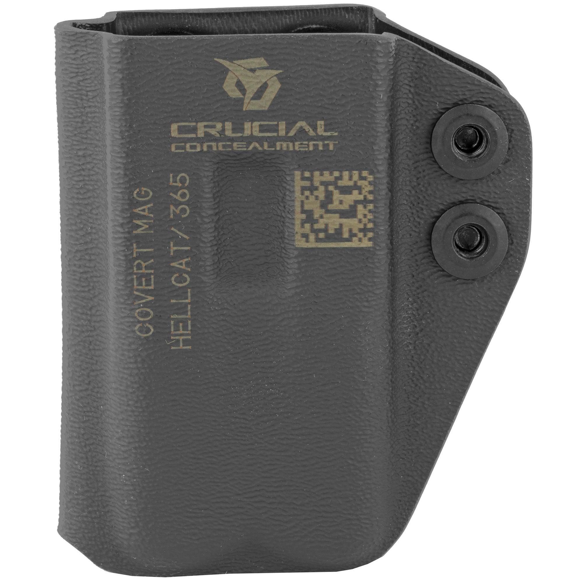 Crucial Mag Pouch P365/Hellcat Blk Inside Waistband Holster - Inside The Bars
