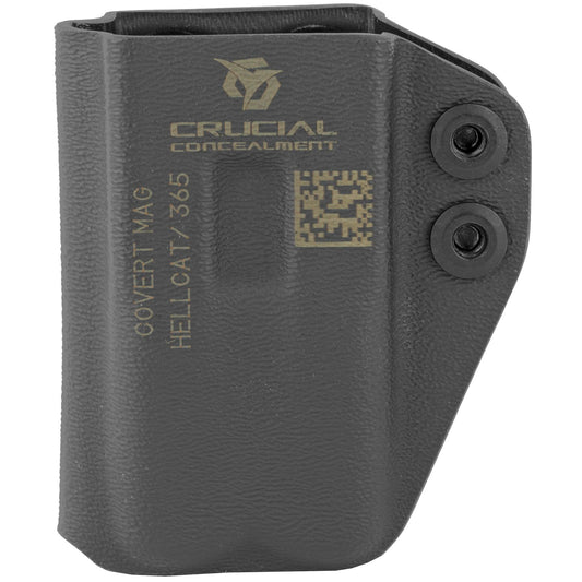 Crucial Mag Pouch P365/Hellcat Blk Inside Waistband Holster - Inside The Bars