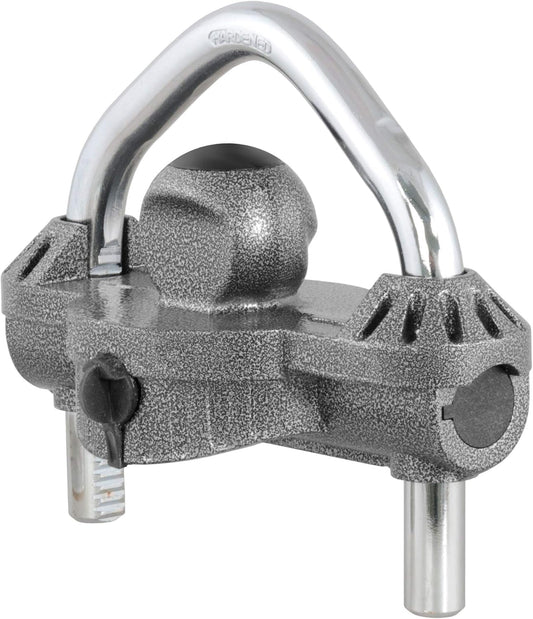CURT 23659 Hammer - Tone Epoxy Coated Steel Trailer Lock - Inside The Bars