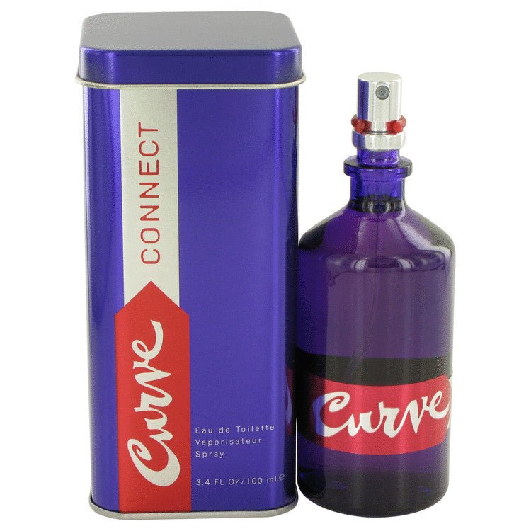 Curve Connect by Liz Claiborne Eau De Toilette Spray 3.4 oz for Women - Inside The Bars