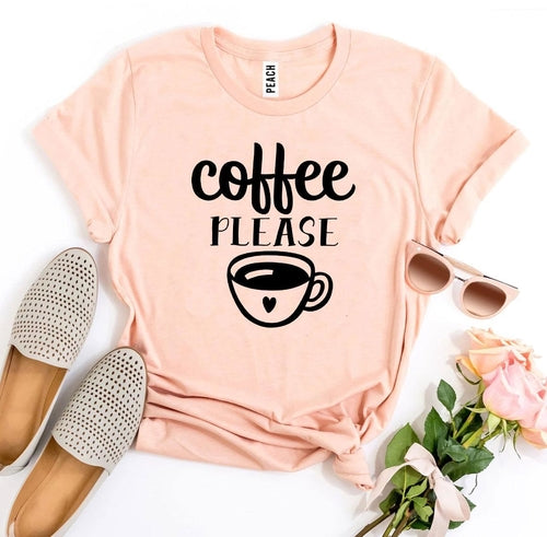 Coffee Please T-shirt for Coffee Lovers and Enthusiasts