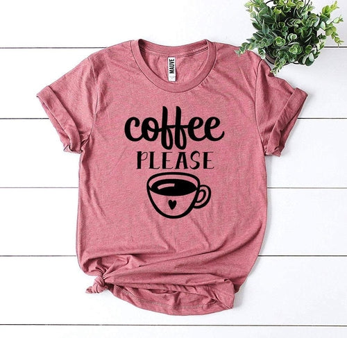 Coffee Please T-shirt for Coffee Lovers and Enthusiasts