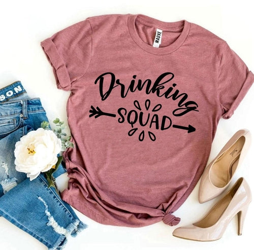 Drinking Squad T-shirt for Fun Party Nights and Events