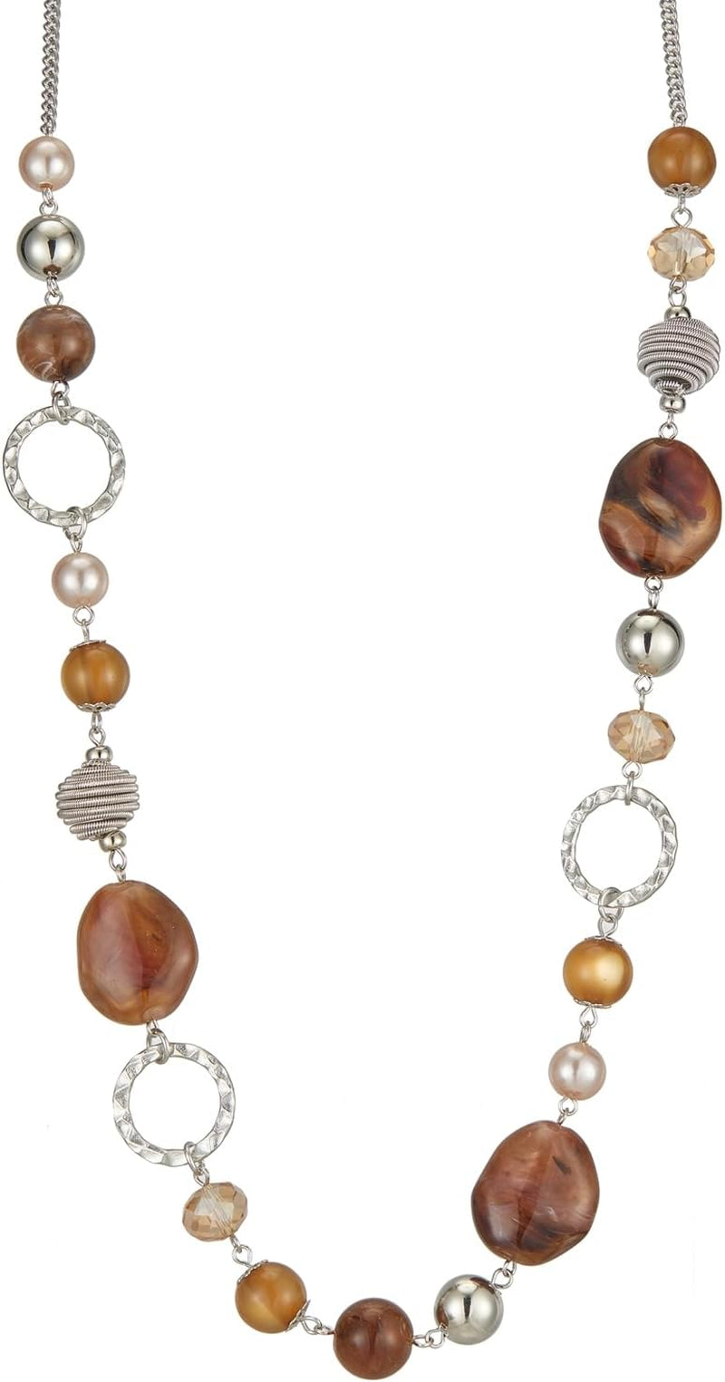 Pearl & Club Long Beaded Necklaces for Women - Fashion Jewelry Sweater Chain Gifts