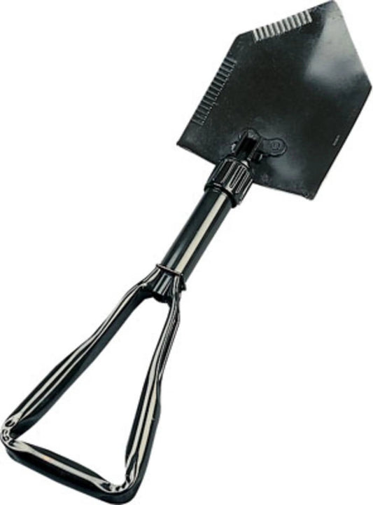 Deluxe Tri - Fold Shovel, Without Cover, Heavy Duty Steel - Inside The Bars