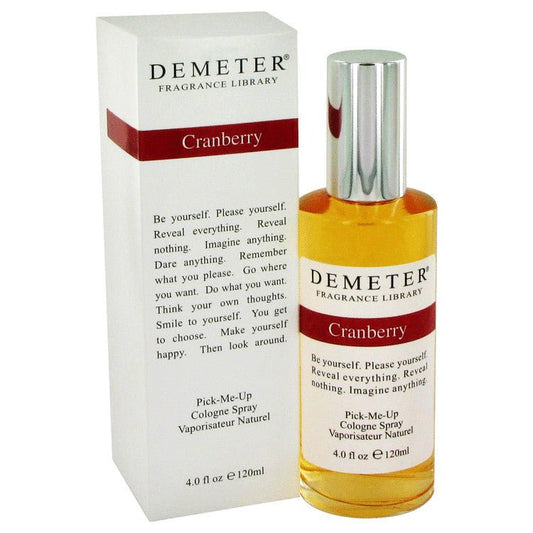 Demeter Cranberry by Demeter Cologne Spray 4 oz for Women - Inside The Bars