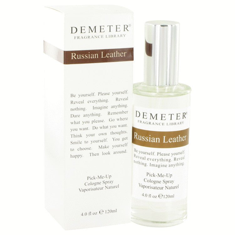 Demeter Russian Leather Cologne Spray 4 oz for Women - Inside The Bars