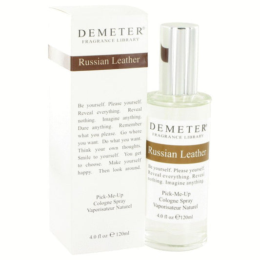 Demeter Russian Leather Cologne Spray 4 oz for Women - Inside The Bars