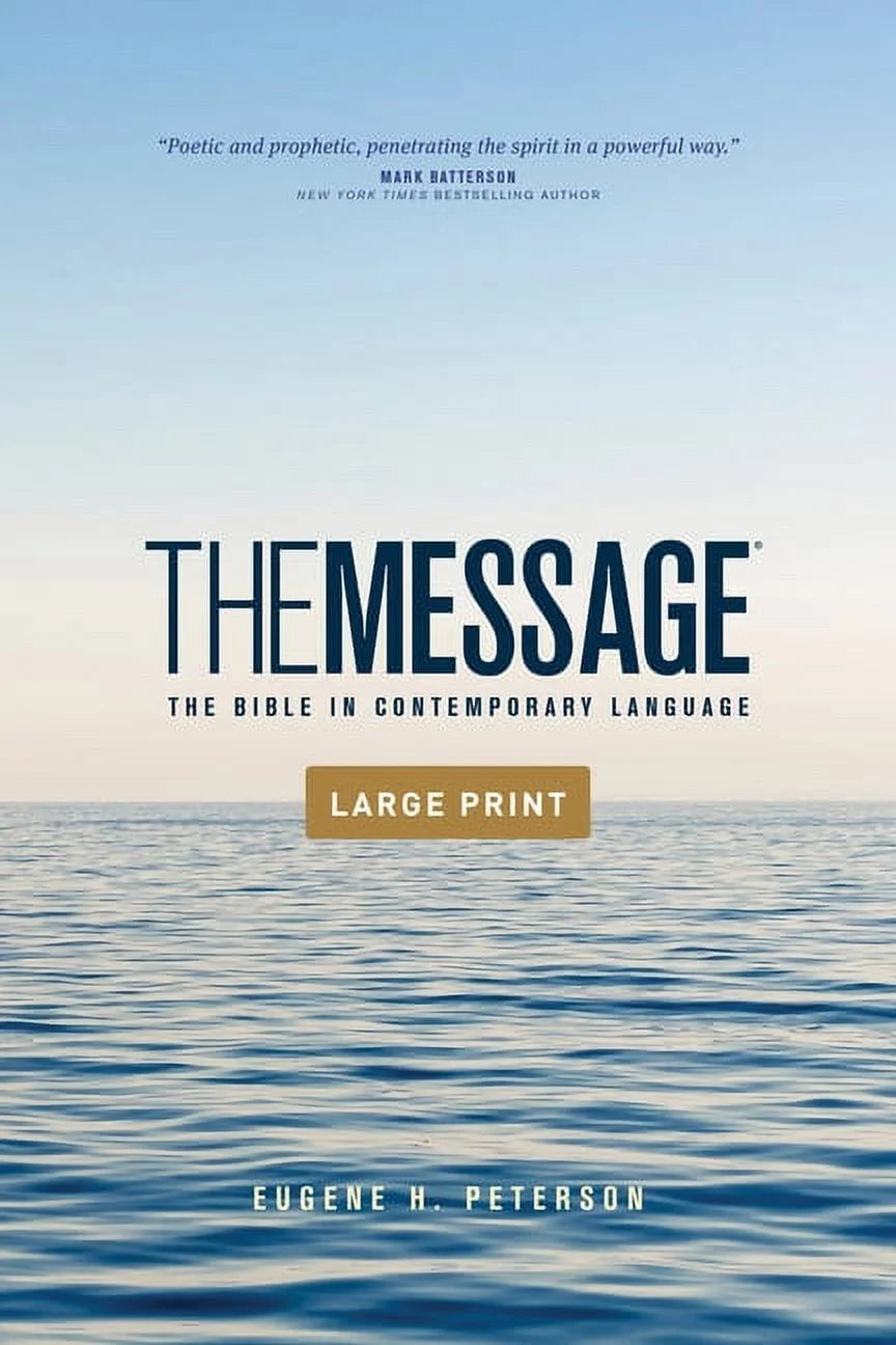 The Message Outreach Edition, Large Print (Softcover): the Bible in Contemporary Language, (Paperback)