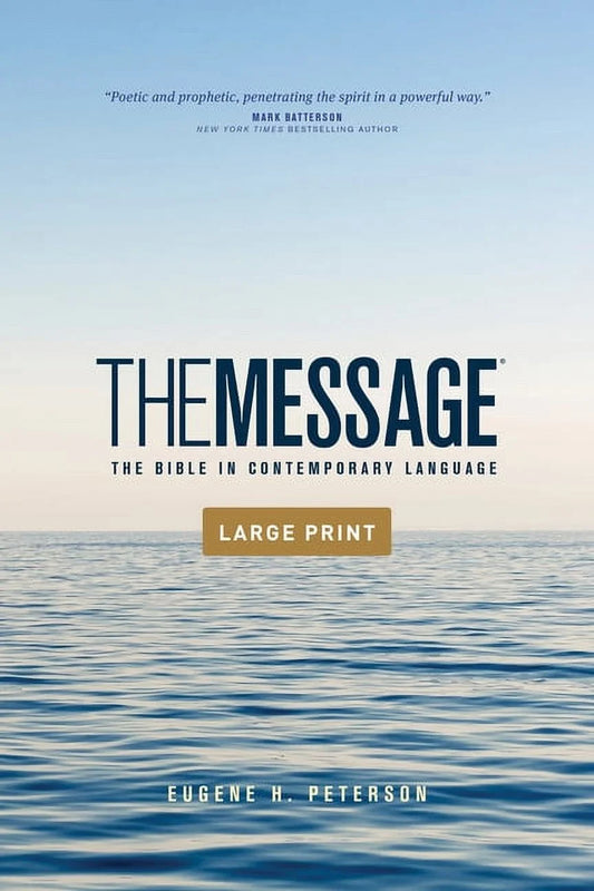 The Message Outreach Edition, Large Print (Softcover): the Bible in Contemporary Language, (Paperback)