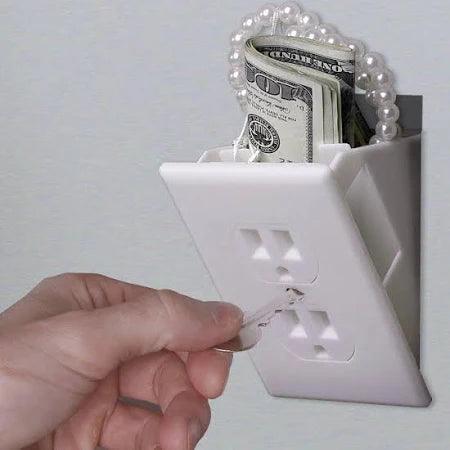 Discreet Wall Socket Safe Container - Inside The Bars