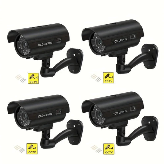 Dummy Camera Surveillance Cameras with Flashing LED Simulation - Inside The Bars