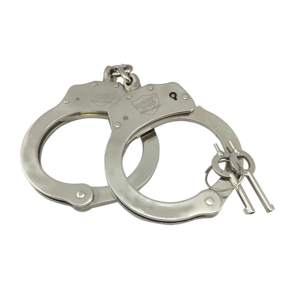 Durable Nickel - Plated Steel Restraints for Security Professionals - Inside The Bars