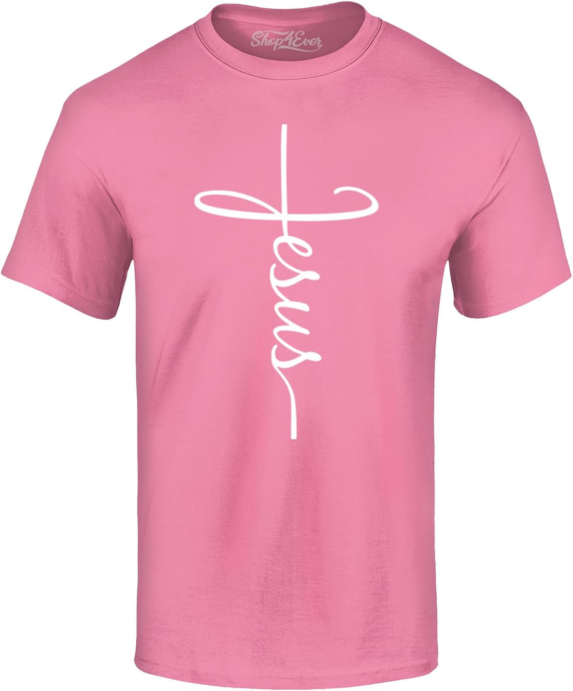 Jesus Cross Inspirational Script T-Shirt