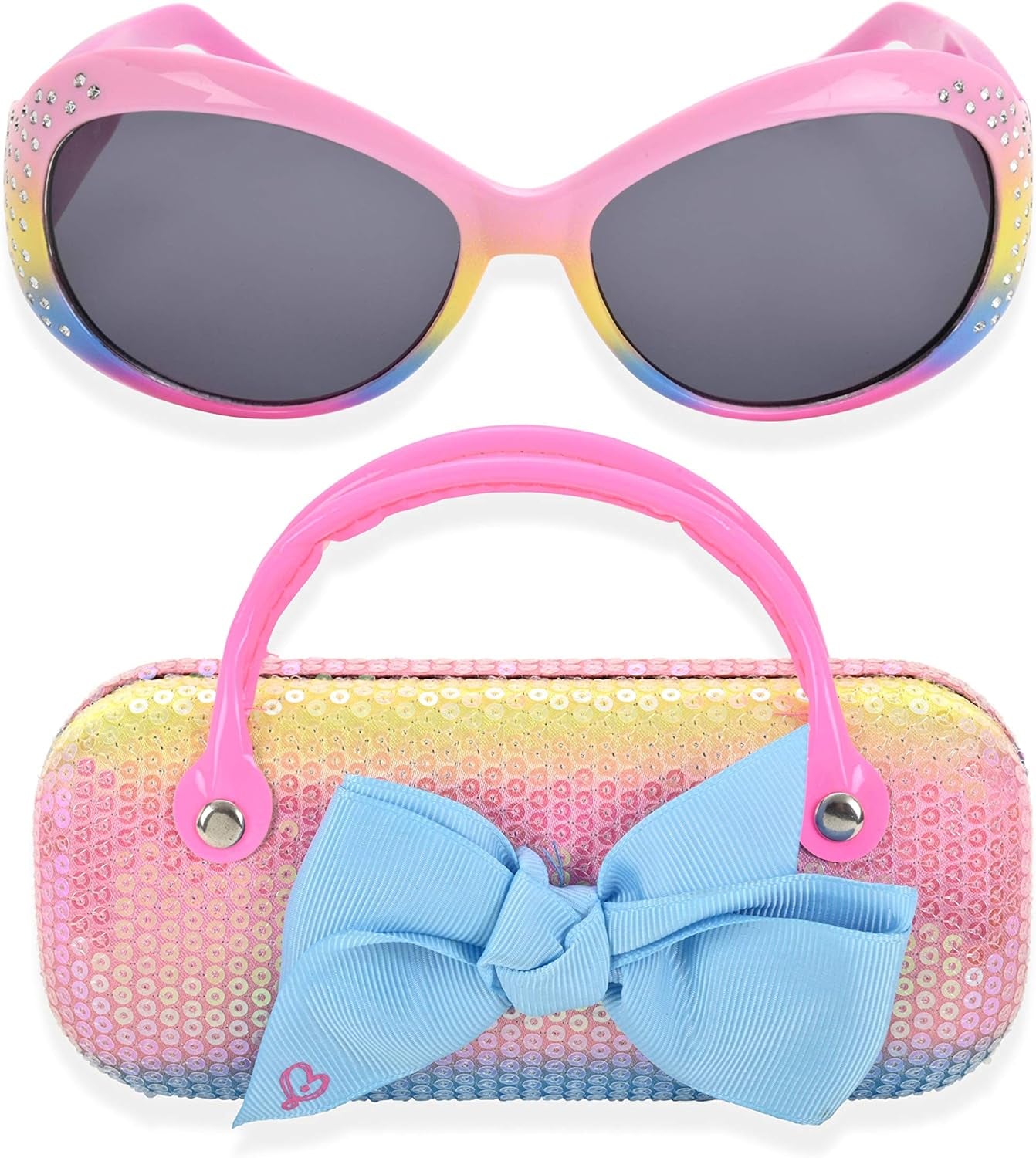 Jojo Siwa Children's Sunglasses with Coordinating Case and UV Protection