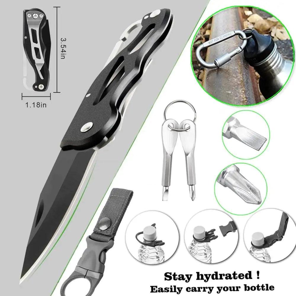 Emergency Preparedness Survival Essentials 17 in 1 - Inside The Bars
