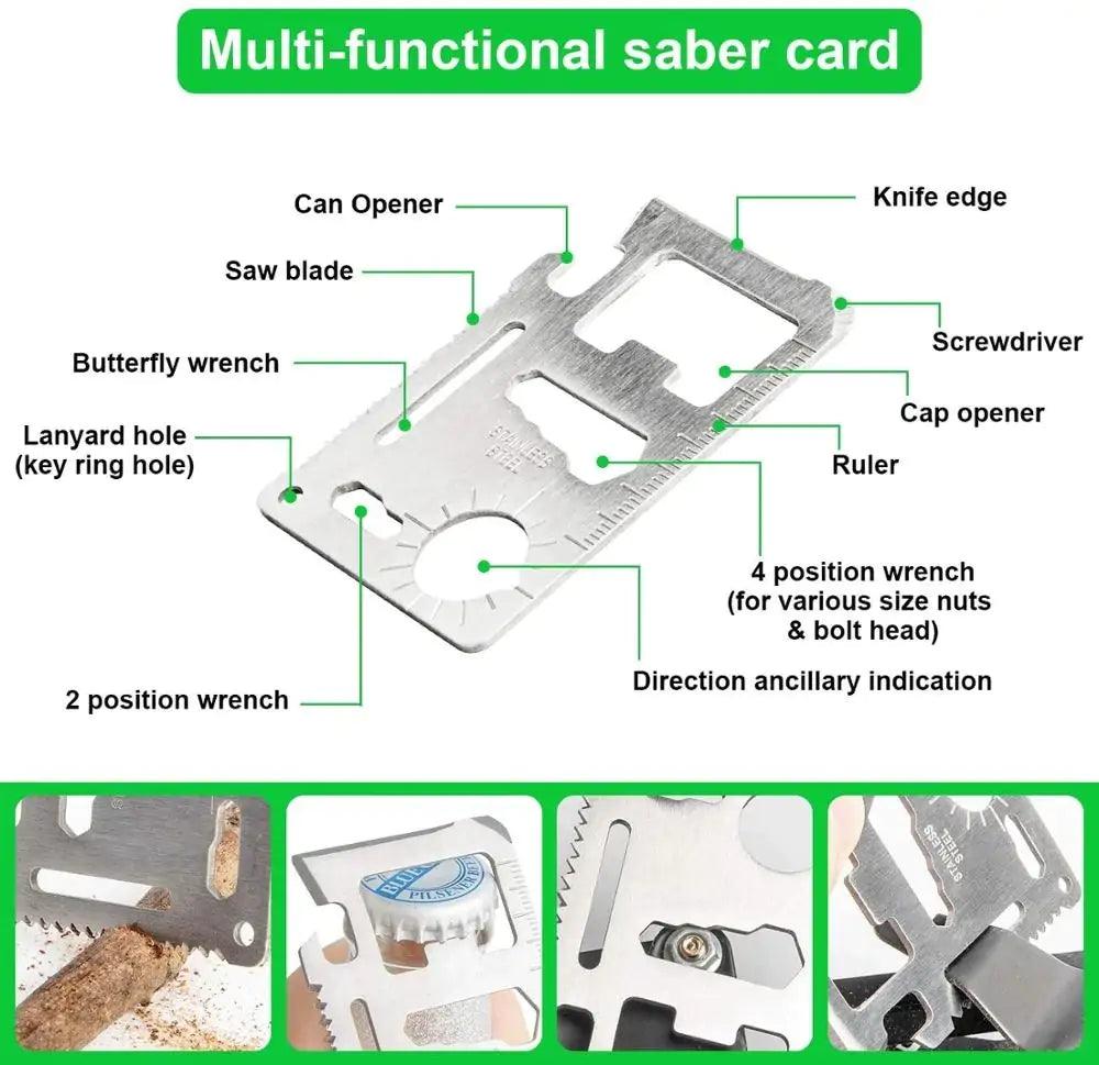 Emergency Preparedness Survival Essentials 17 in 1 - Inside The Bars