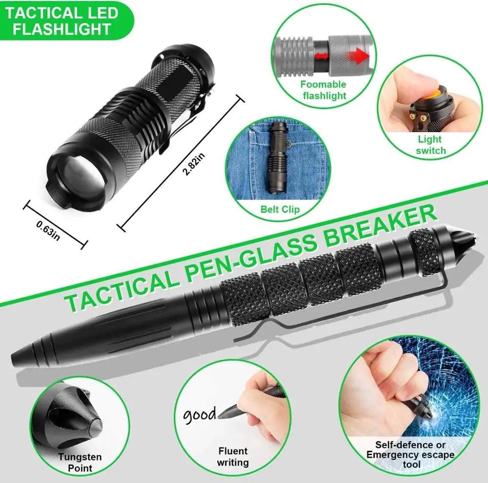 Emergency Preparedness Survival Essentials 17 in 1 - Inside The Bars