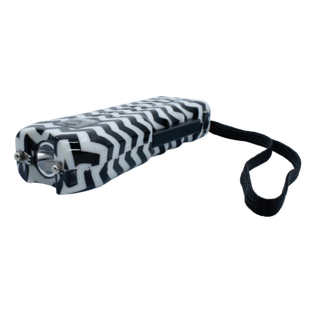Empower Her 21 Million Volt Self - Defense Stun Gun Quatrefoil Navy - Inside The Bars