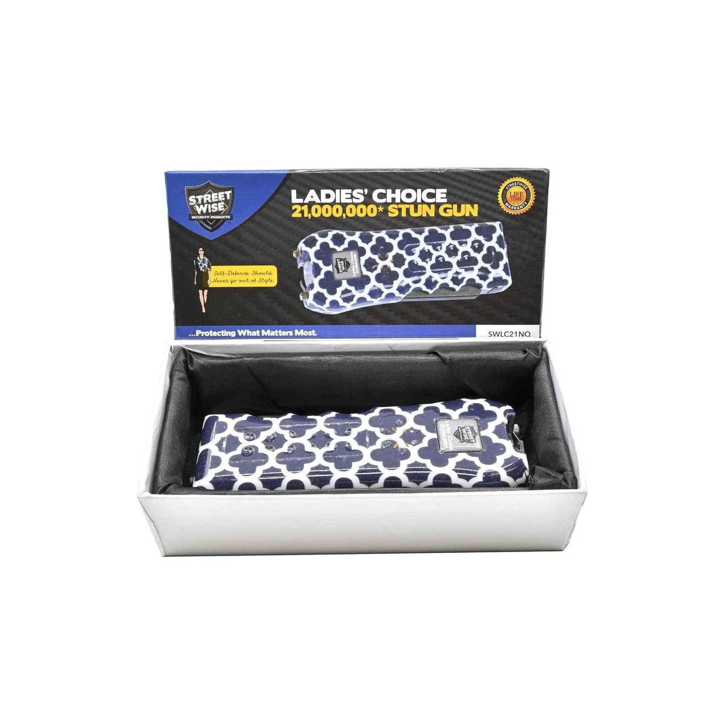 EmpowerHer Ultimate 21 Million Volt Self - Defense Stun Gun - Inside The Bars